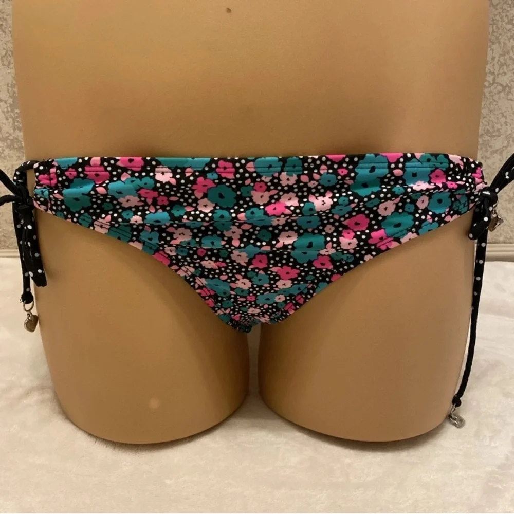 SHEIN Black and Floral Bikini Set